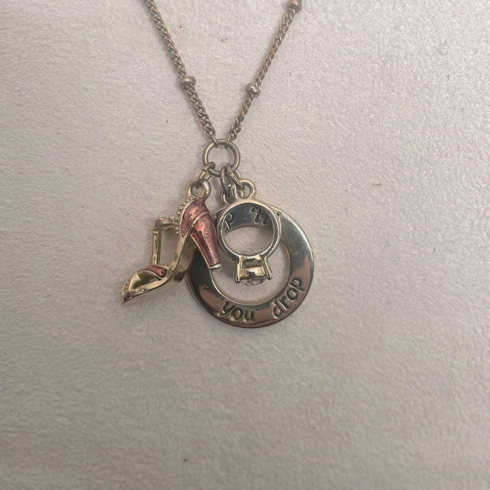 ‘Shop Till You Drop’ Charm Necklace